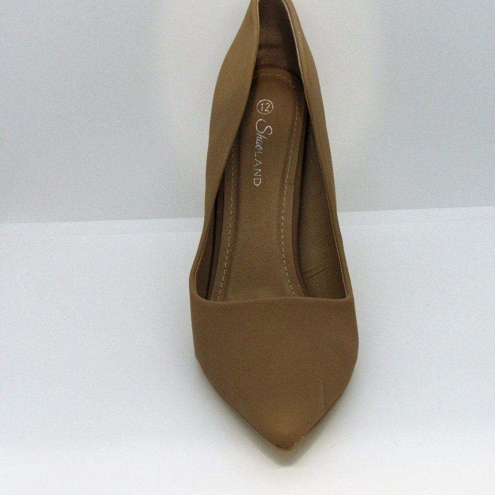 Tan High Heeled Pumps. Size 12. 4 Inch Heel. - Picture 5 of 8